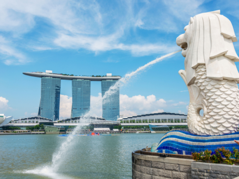 merilion park singapore