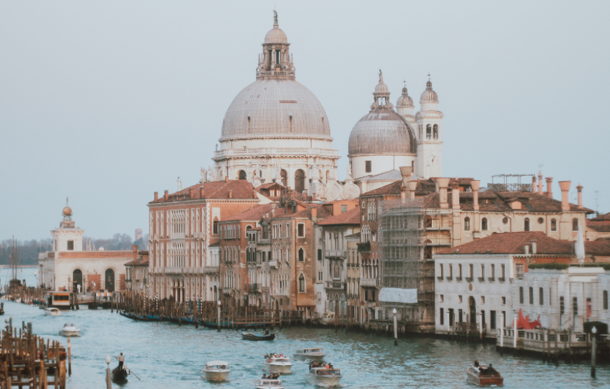 Swiss and Italian Spotlight End Venice-Italy